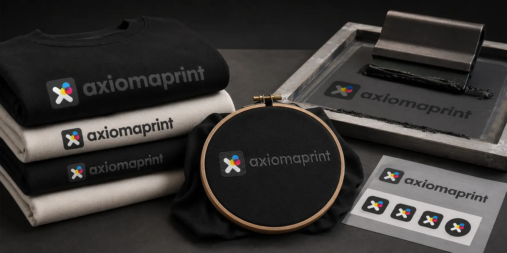 Prendas corporativas personalizadas con distintas técnicas